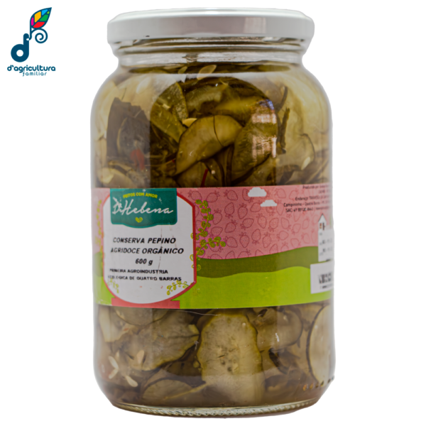 Conserva de Pepino Agridoce (600g) - Image 4